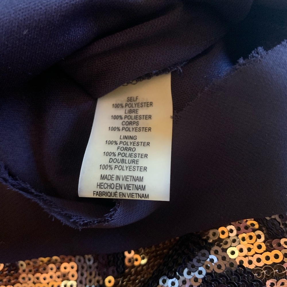 Vince Camuto Geometric Pattern Cocktail Dress - Picture 6 of 7